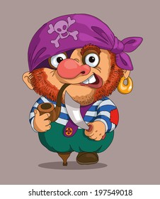 Cartoon pirate