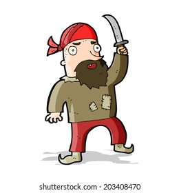 cartoon pirate