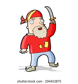 pirata de dibujos animados