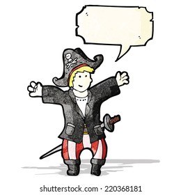 pirata de dibujos animados