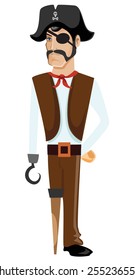 Cartoon pirate
