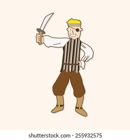 Cartoon pirate