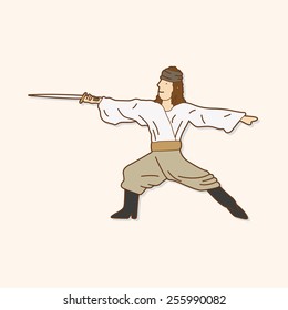 Cartoon pirate