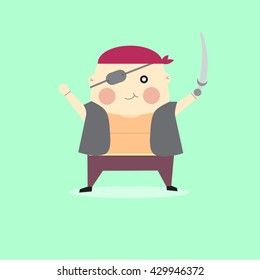 Cartoon pirate