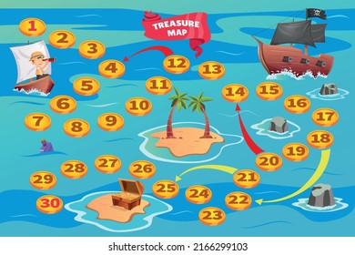 225 Pirate map board game Images, Stock Photos & Vectors | Shutterstock