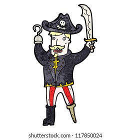 cartoon pirate captain