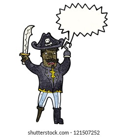 cartoon pirate captain