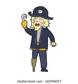 Cartoon-Pirat-Kapitän