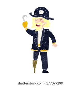 cartoon pirate captain