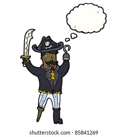cartoon pirate captain