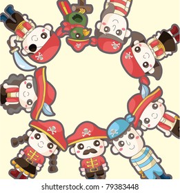 cartoon pirate card