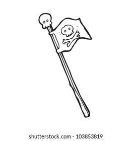 cartoon pirate flag