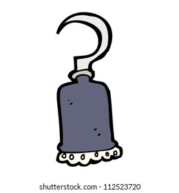 gancho pirata de dibujos animados