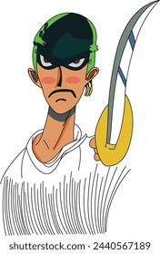 Cartoon of Pirate Mascot Vector 