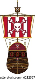 Cartoon Pirate Ship