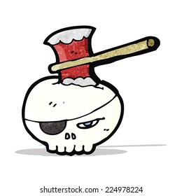 cartoon pirate skull symbol