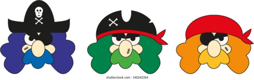 cartoon pirates