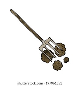 horquilla de tono de dibujos animados