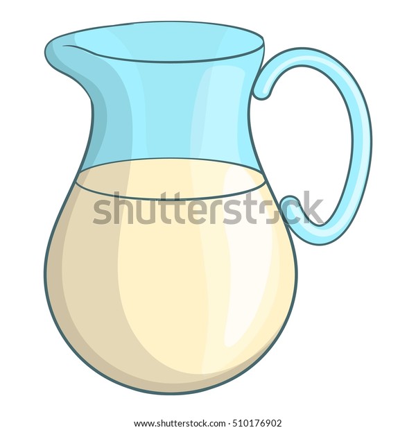 Cartoon Pitcher Icon Illustration Cartoon Pitcher เวกเตอร์สต็อก (ปลอด