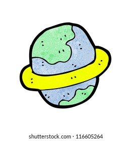 planeta de dibujos animados