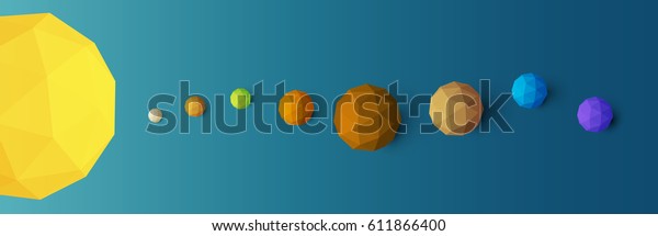 Cartoon Planet Solar System Science Concept Stock Vector