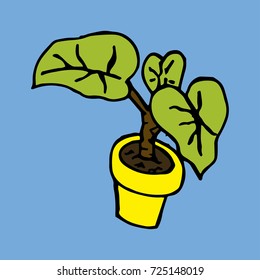 Cartoon of plant
