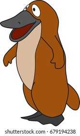 cartoon platypus