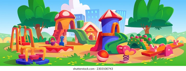cartoon playground