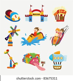 cartoon playground icons