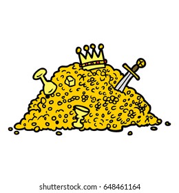 cartoon ple of treasure