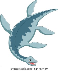 Cartoon plesiosaurus