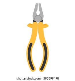 Cartoon pliers icon