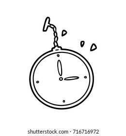cartoon pocket watch