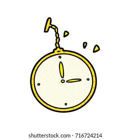 cartoon pocket watch