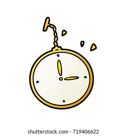 cartoon pocket watch