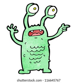 Cartoon Pointing Alien Stock Vector (Royalty Free) 116645767 | Shutterstock