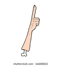 Cartoon-Zeigerarm