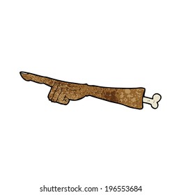 Cartoon-Zeigerarm