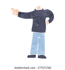cartoon pointing body (mix and match cartoons or add own photos)