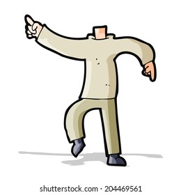 cartoon pointing body (mix and match cartoons or add own photo)