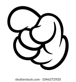 Cartoon Pointing Finger