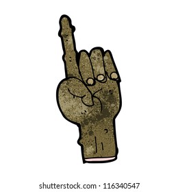 cartoon pointing finger
