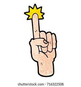 cartoon pointing finger