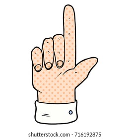 Cartoon Pointing Hand Stock Vector (Royalty Free) 716192875 | Shutterstock