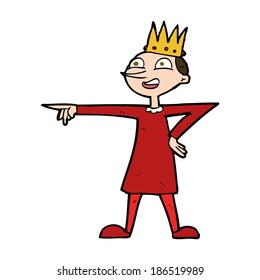 Cartoon-Zeiger-Prinz