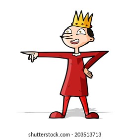 Cartoon-Zeiger-Prinz