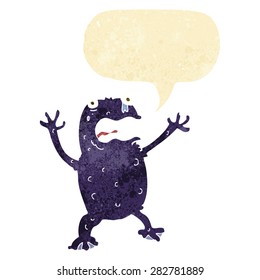 rana venenosa de dibujos animados