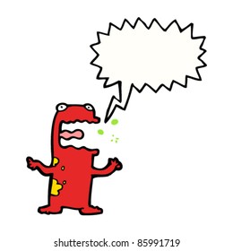 rana venenosa de dibujos animados
