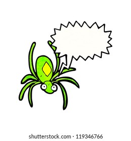 Cartoon-Giftspinne