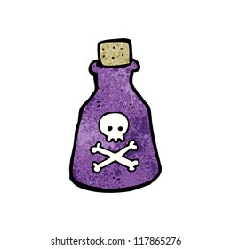 cartoon poison vial